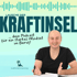 Mann lächelt, sitzt am Tisch mit Notizbuch, darüber Text "LAUSCHE DER KRAFTINSEL dein Podcast für ein starkes Mindset im Beruf!"