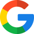 Buntes Google "G"-Logo mit Segmenten in Rot, Gelb, Grün und Blau.