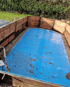 Poolbau im Garten