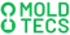 Grüner Schriftzug "MOLD TECS" mit einem stilisierten Zahnrad als "O".