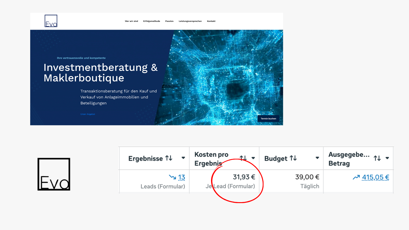 Evolution Immobilien Screenshot