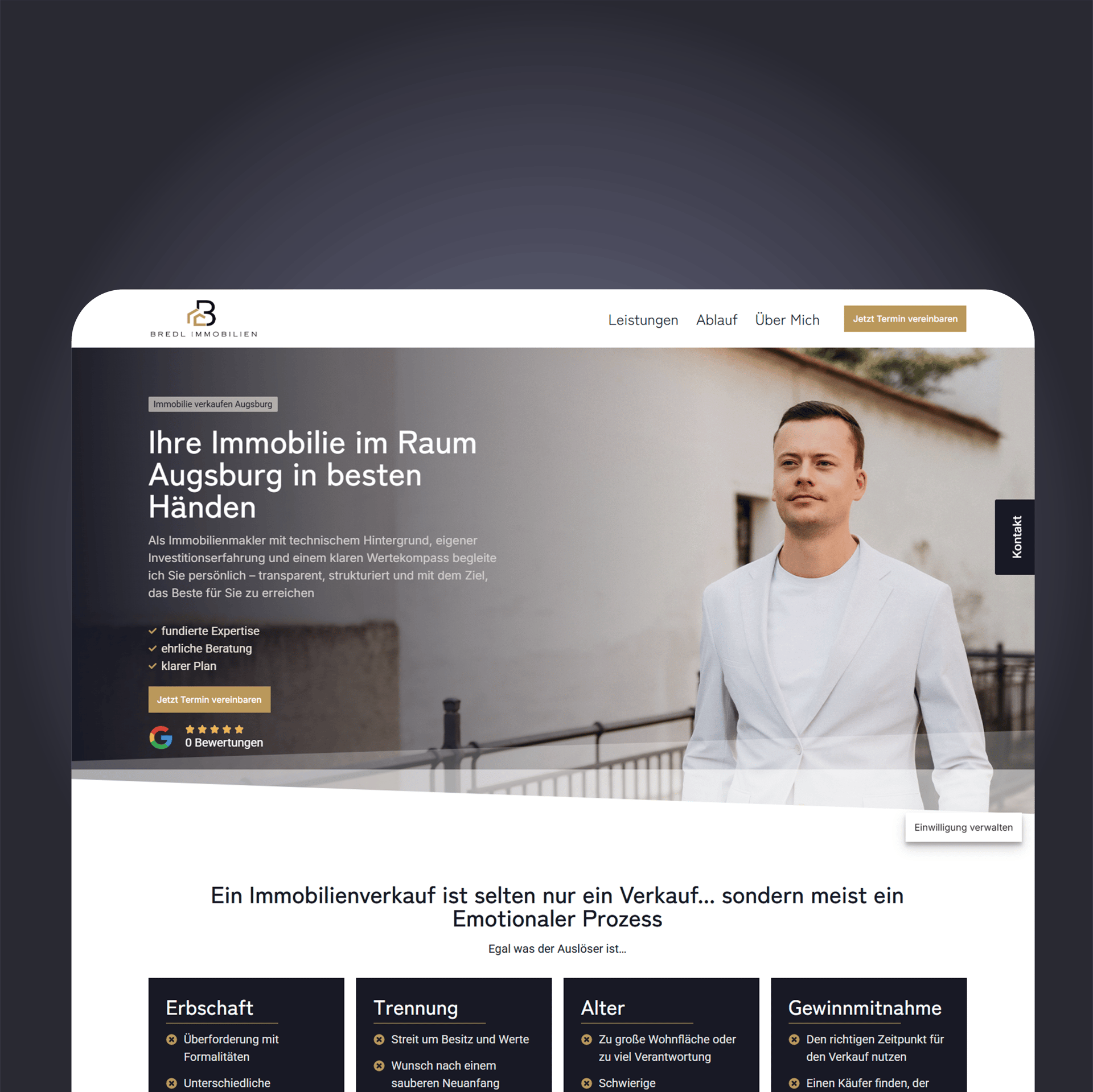 Webseite Bredl Immobilien