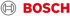 Graues Bosch-Logo mit Ring und Querstrebe, daneben roter Schriftzug „BOSCH“.