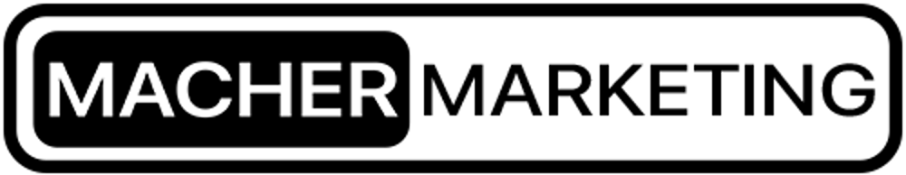 Macher Marketing Logo Weiß