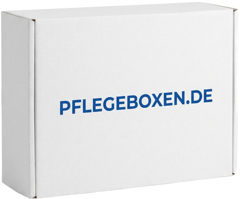 Weiße Pflegebox von Pflegeboxen.de