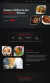 Webseite der Old Bakery Wissen mit Speisen, Öffnungszeiten der Küche und Informationen zum Restaurant.
