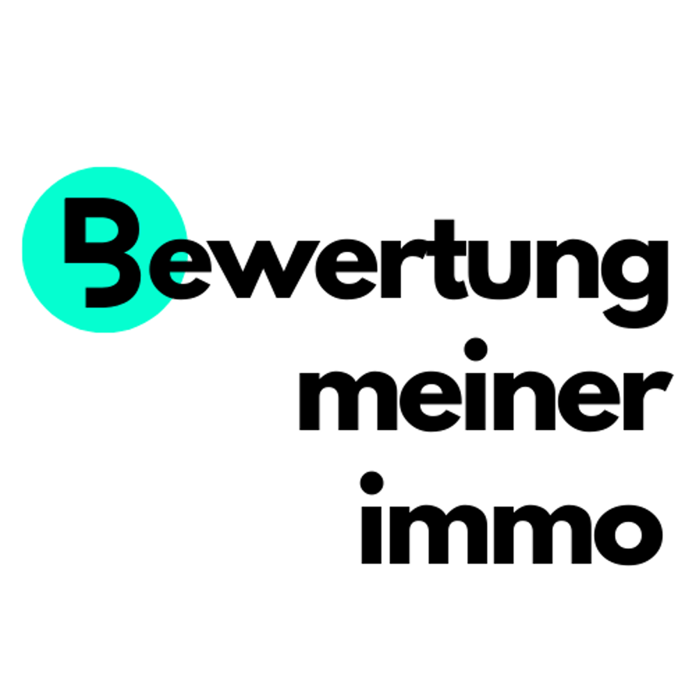 Logo: Grüner Kreis mit schwarzem "B", daneben "Bewertung meiner immo" in Schwarz.