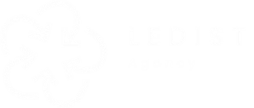 Ledist AI Academy Textlogo auf grünem Hintergrund.