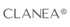 Das Logo zeigt das Wort "CLANEA" in grauen Großbuchstaben mit einem registrierten Warenzeichen (®) am Ende.