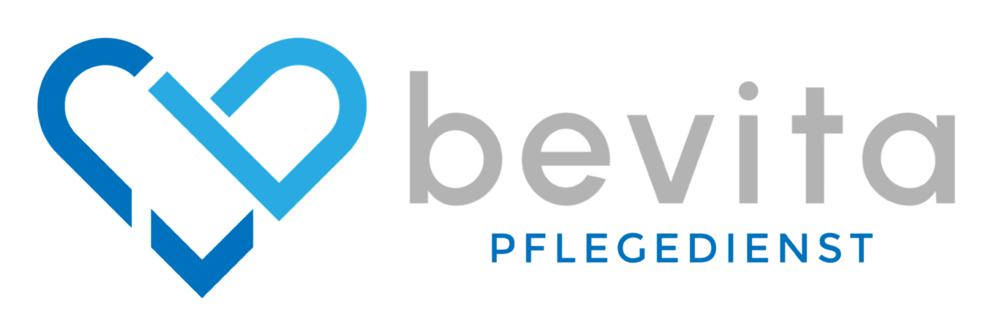 Logo von bevita mit Grafiken aller angebotenen Dienstleistungen.