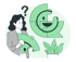  Illustration: Frau hält fehlendes Puzzlestück, über ihr ein Fragezeichen, doQtor Logo sichtbar