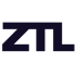 Schwarzes ZTL-Logo auf dunkelgrünem Hintergrund.