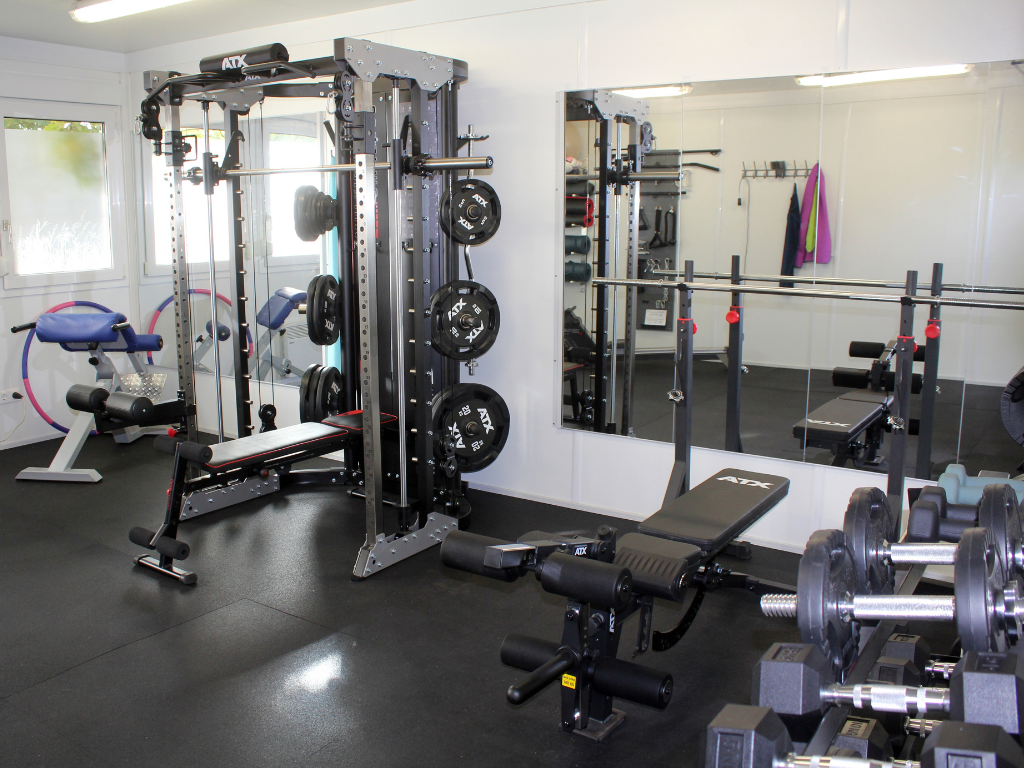 Der Fitnessraum bei MSU