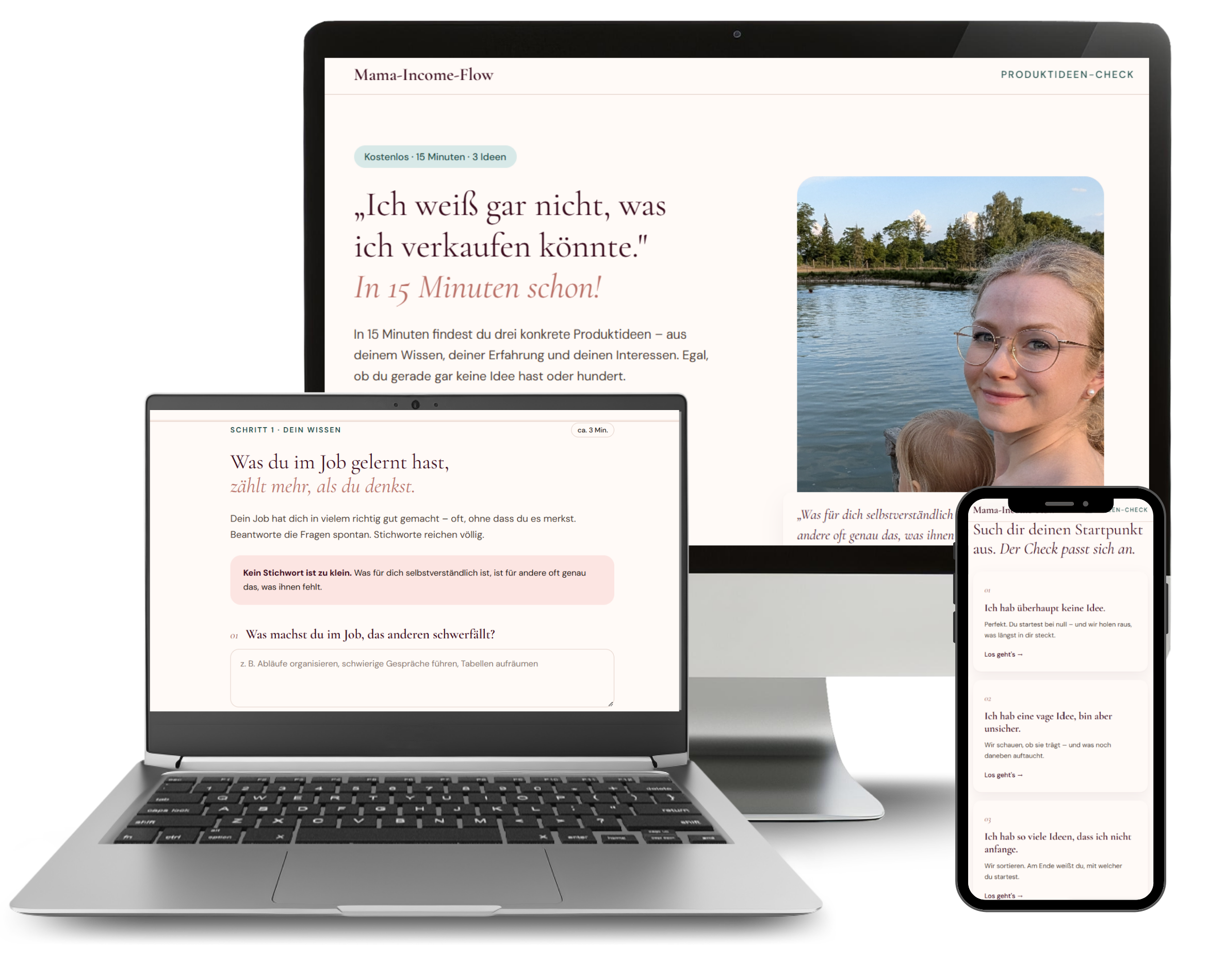 Der 15-Minuten Produktideen-Check auf dem Handy