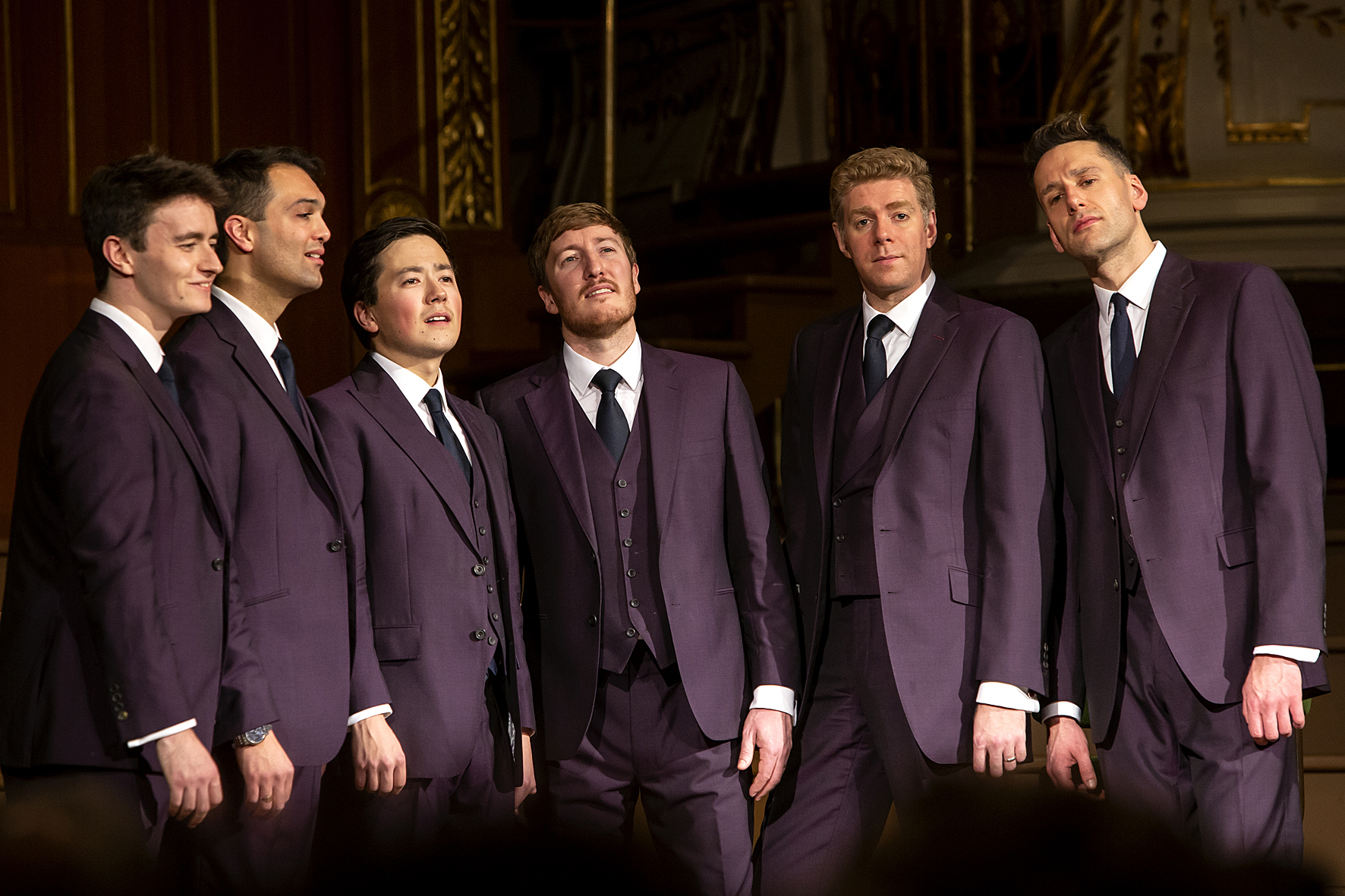 Close harmony from The King's Singers on the Stefaniensaal stage, Voices of Spirit 2018, Graz