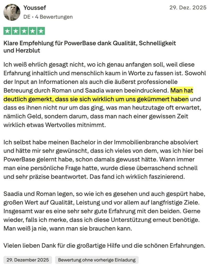 Kundenbewertung
