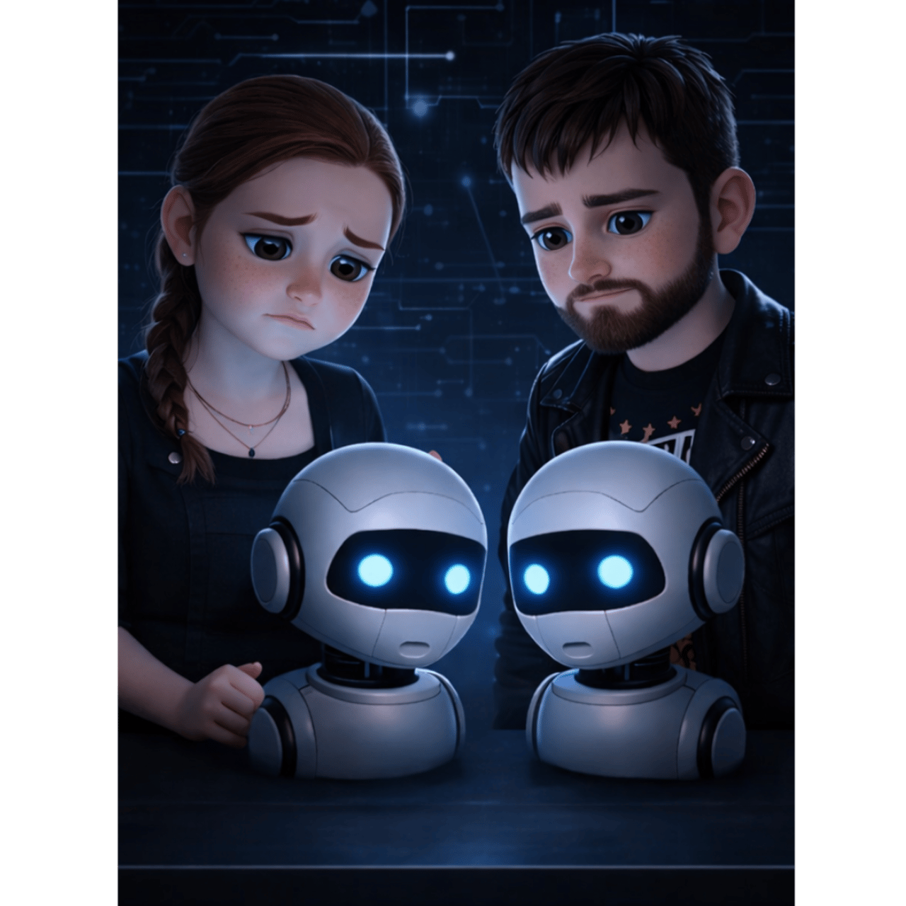 Kalte, roboterhafte Interaktion
