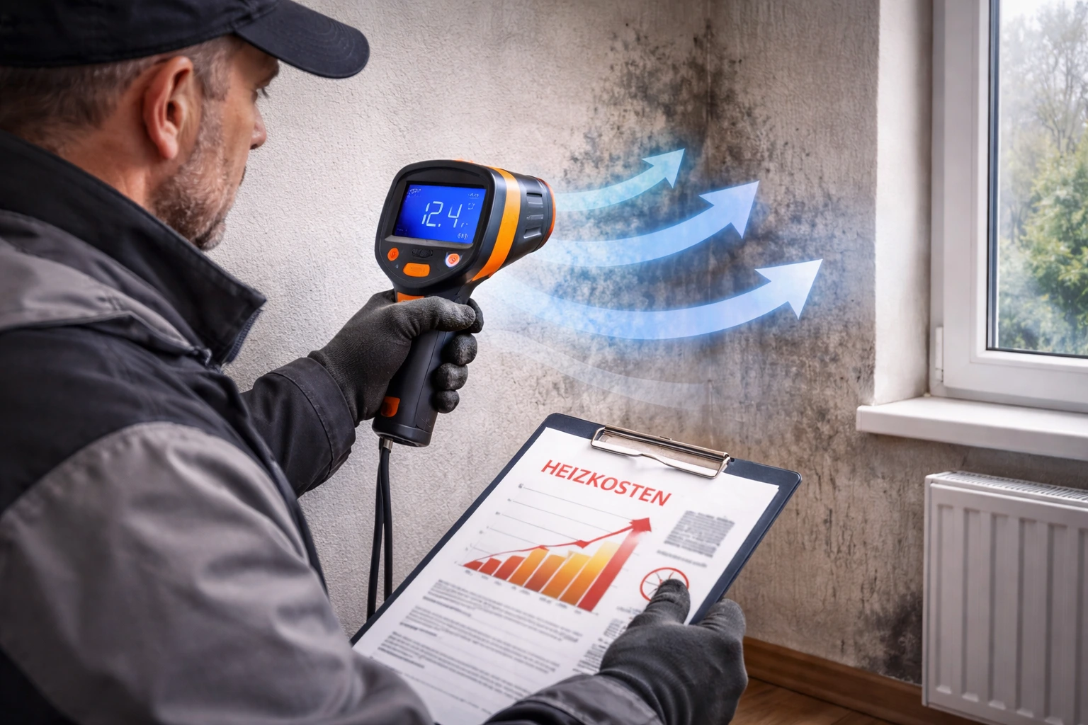 Wärmeverlust Analyse Thermografie