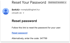 Bettair.life IoT development - Password recovery email