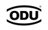 ODU-Logo in Schwarz auf dunkelgrünem Hintergrund, umgeben von einer ovalen Linie.