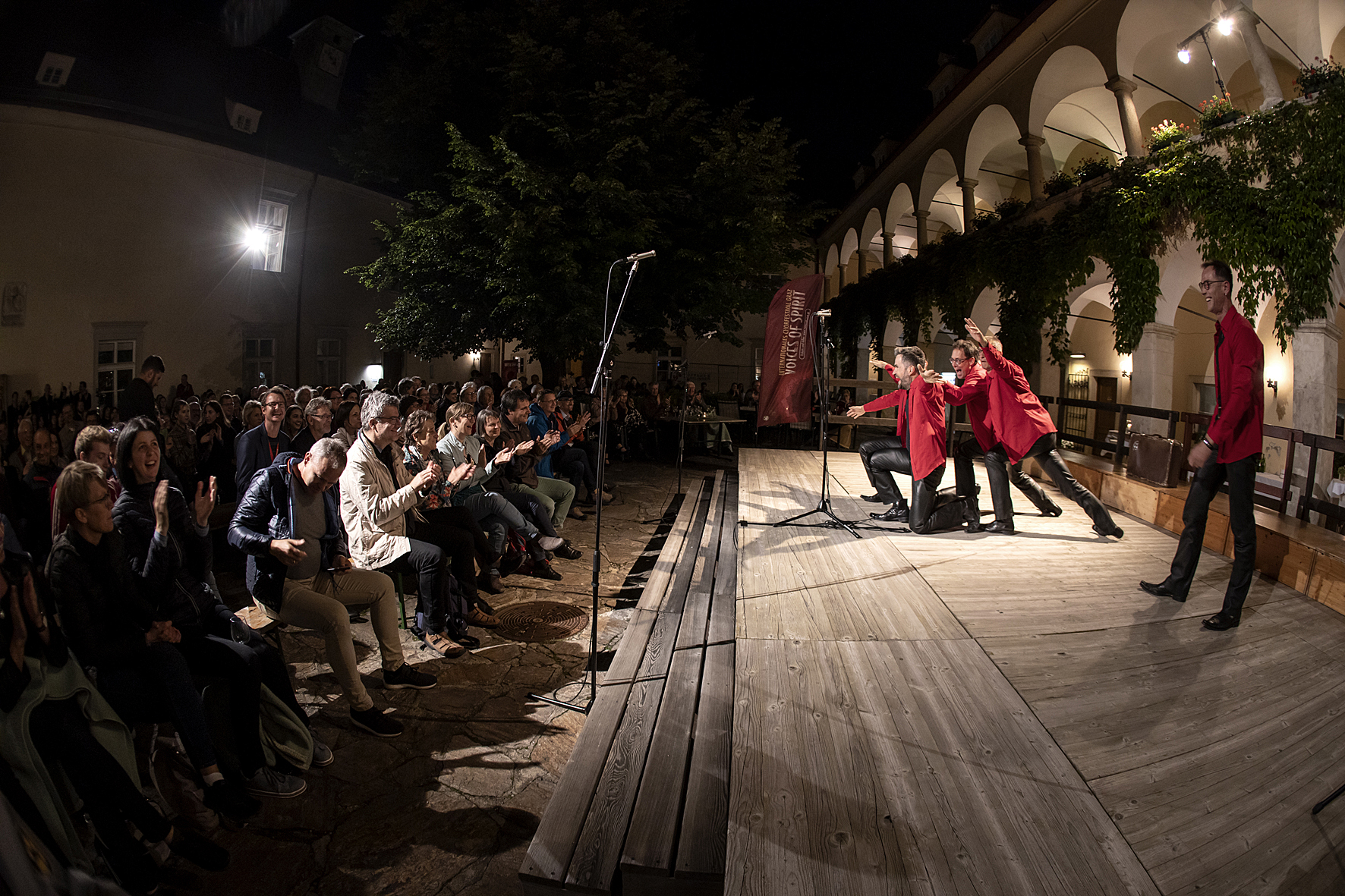 The ensemble Picobellos performing at CONSONARE, Voices of Spirit 2019, Graz