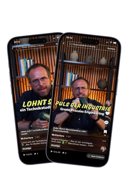Die zwei Videos der FH-Westküste-Kampagne auf Smartphones