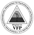 Logo des VFP-Verbands: Kreis mit Text "Verband Freier Psychotherapeuten, Heilpraktiker für Psychotherapie und Psychologischer Berater e.V." um Dreieck mit Blitz, darunter "Mitglied im VFP".