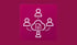 Personensymbole, die über gestrichelte Linien mit einer Cloud-Datei verbunden sind, auf violettem Quadrat - Katastrophenschutz-Software Notfall- und Krisenmanager (NKM®).