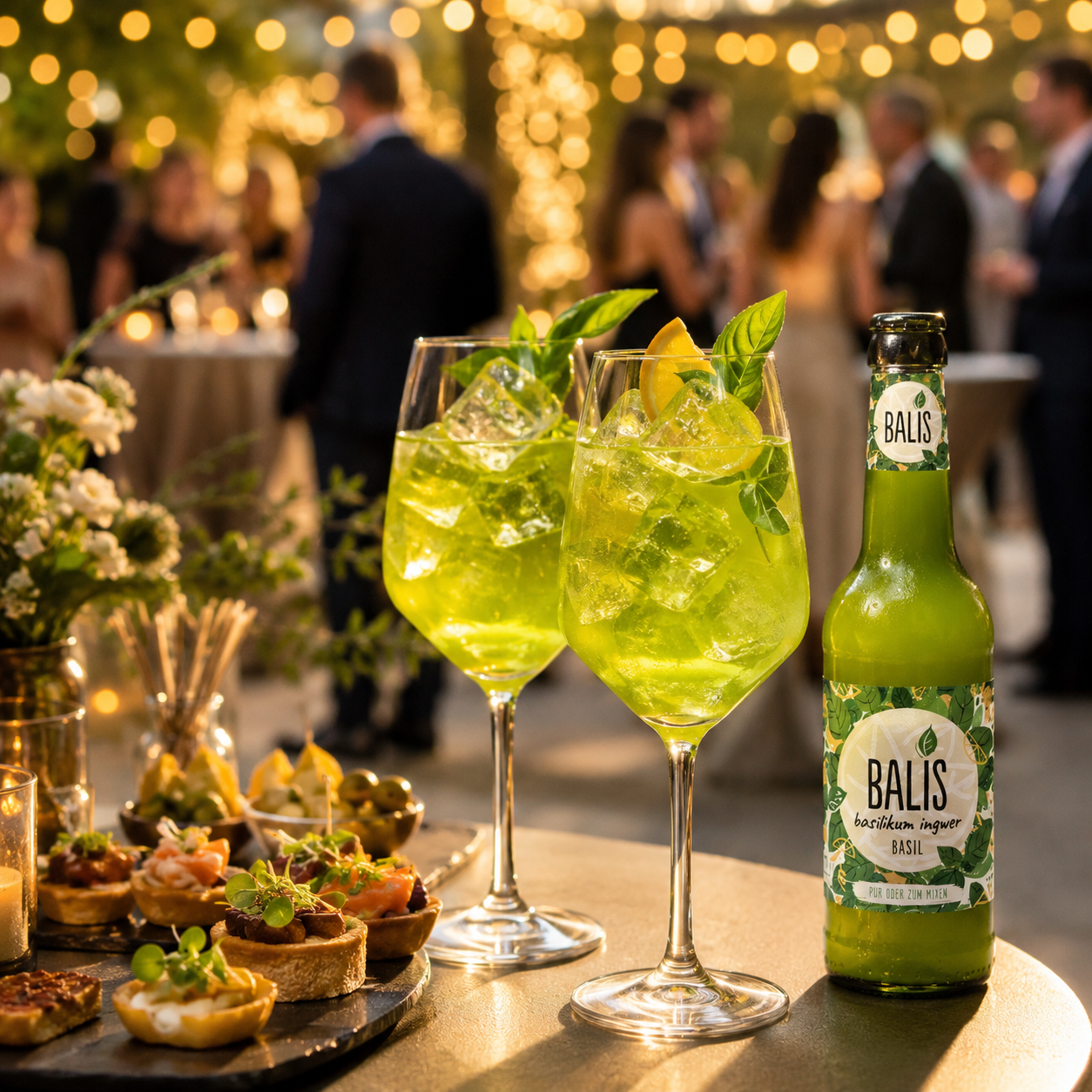 Zwei BALIS Drinks an einem Apéro