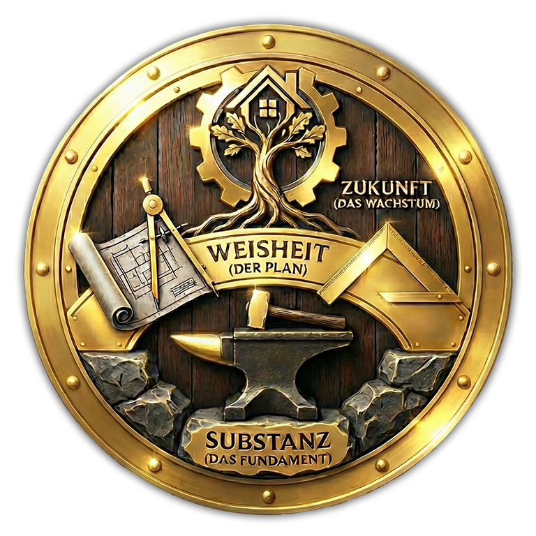 Meister-Siegel: Substanz, Weisheit, Zukunft - Helles Gold