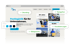 Screenshot einer Logistik-Webseite mit Markierungen für Branding, Navigation, Visualisierungen, Bildsprache und Farben.