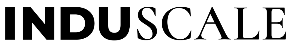 Schwarzer Text auf grünem Hintergrund, der das Wort „INDUSCALE“ anzeigt. Remscheid Induscale Marketing Google Werbung für Industrie Firmen Bonn NRW Troisdorf SIegburg Koblenz Köln