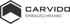 Carvido Einbauschränke Logo: Ein dunkles Sechseck mit einer Pfeilform nach oben und der Schrift Carvido Einbauschränke.