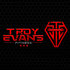 Red "TROY EVANS FITNESS" text with three stars, next to a red diamond logo with a barbell and initials "TE".