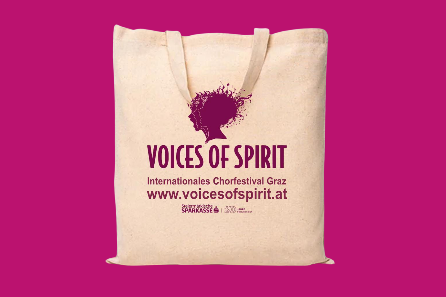 Voices of Spirit cotton bag