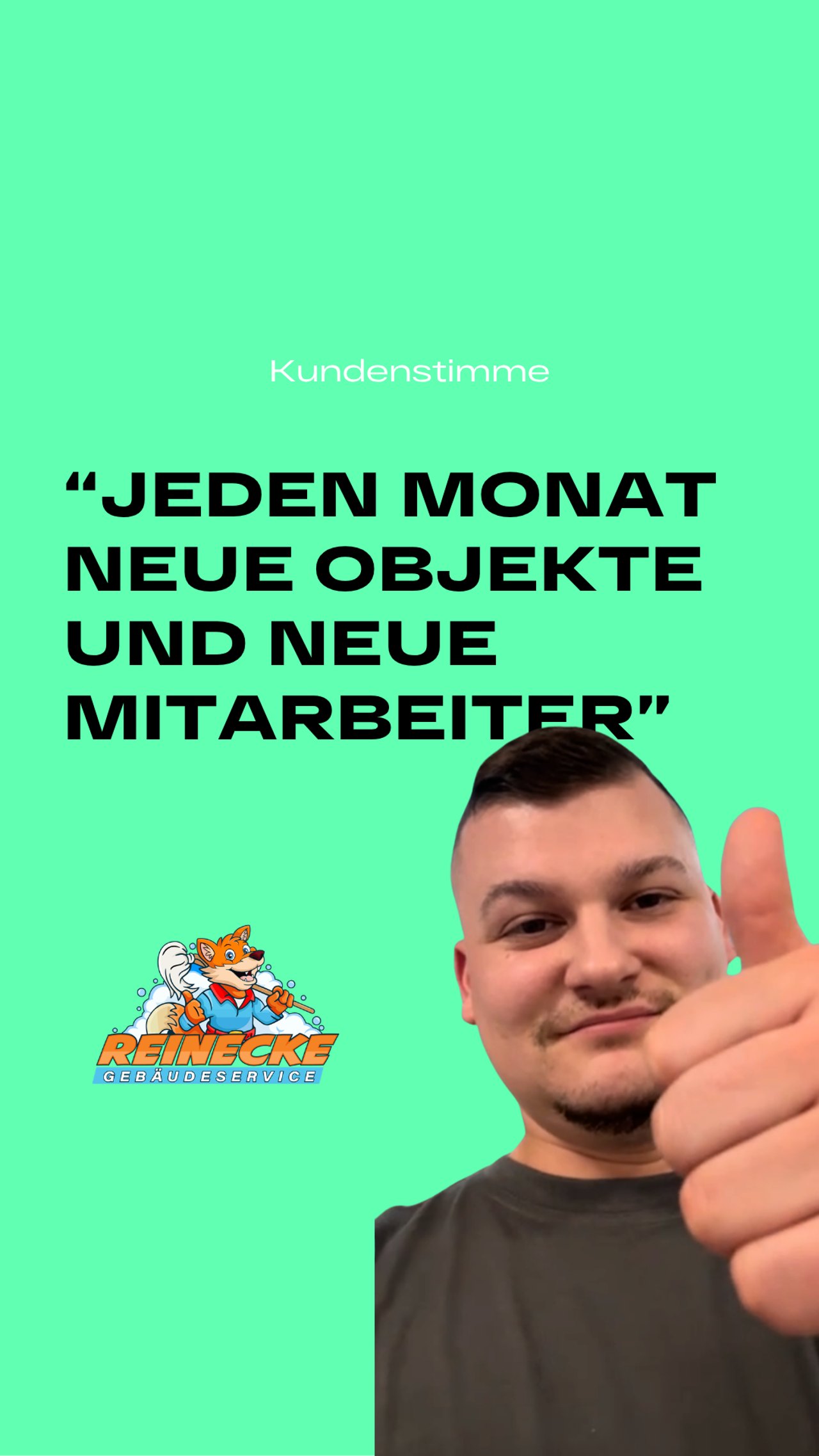 Timo Reinecke im Kundenstimmen-Video