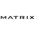 Das Matrix-Logo zeigt den Schriftzug "MATRIX" in Schwarz auf grünem Hintergrund, mit einem roten Punkt über dem A.