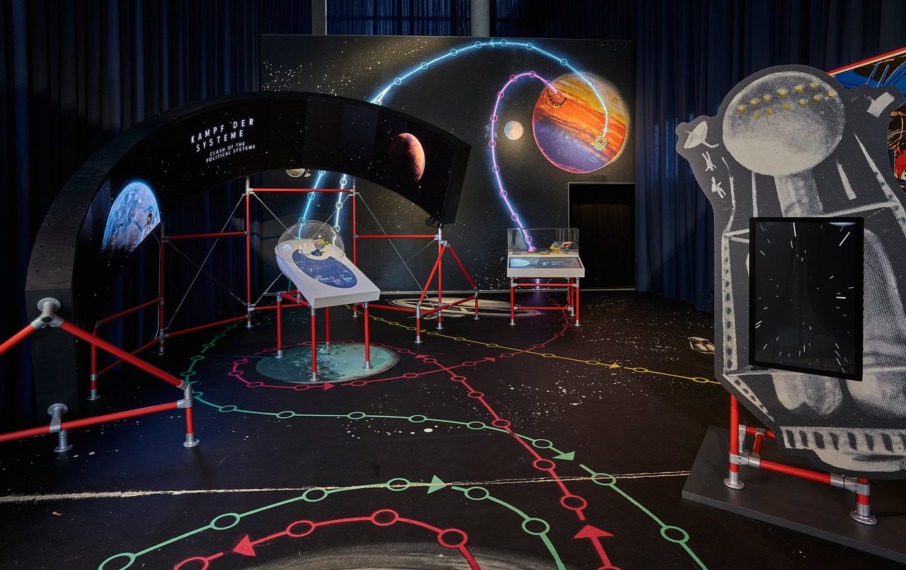 Haus der Geschichte Bonn · Weltraumraum ‚Neugier‘ – Bereich ‚Kampf der Systeme‘