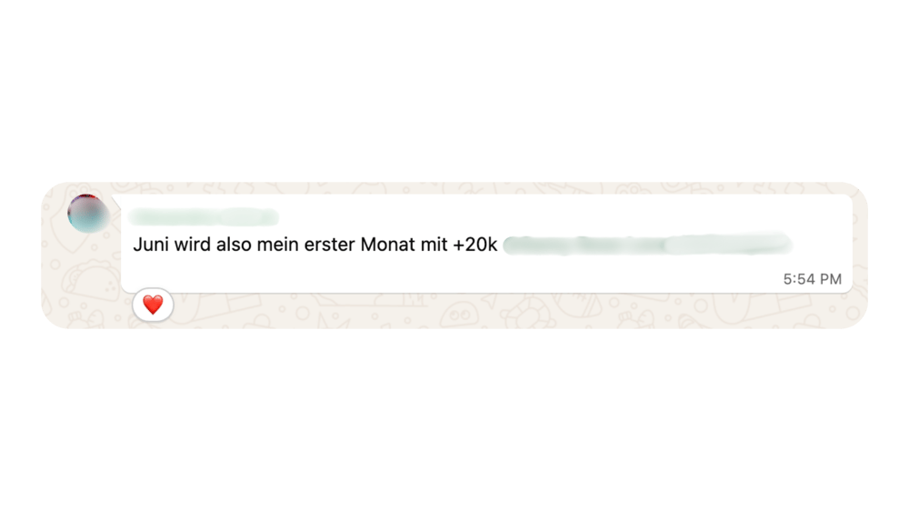 Kundenerfolg WhatsApp 5
