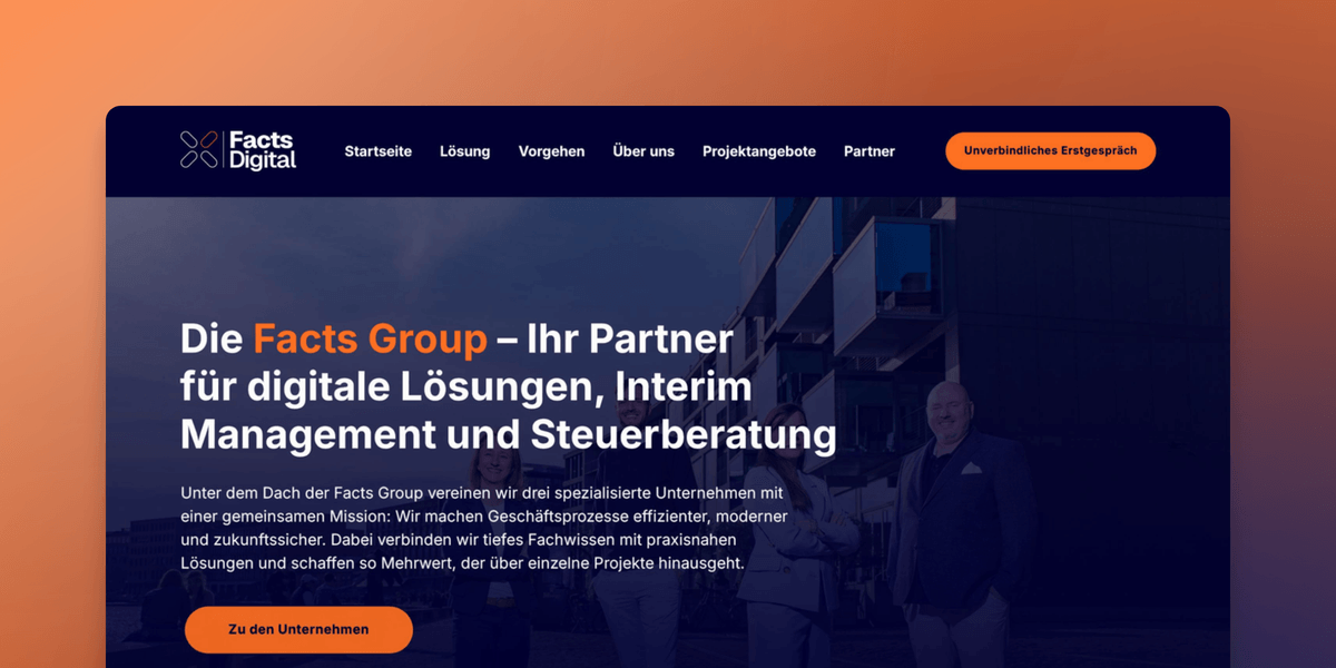 Facts Group – Digitale Transformation, Interim Management & Steuerberatung