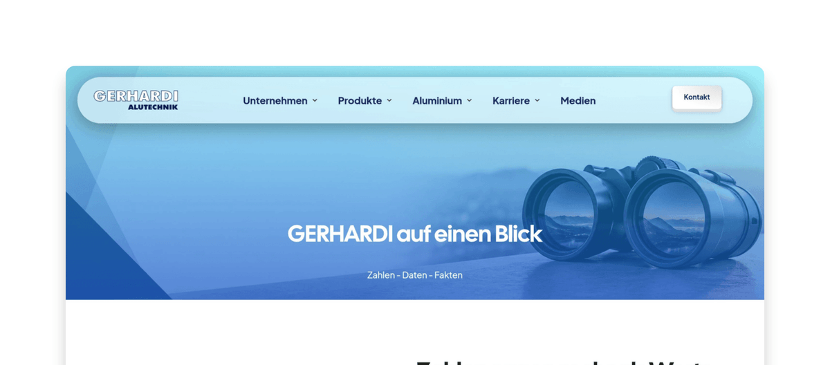 GERHARDI auf einen Blick