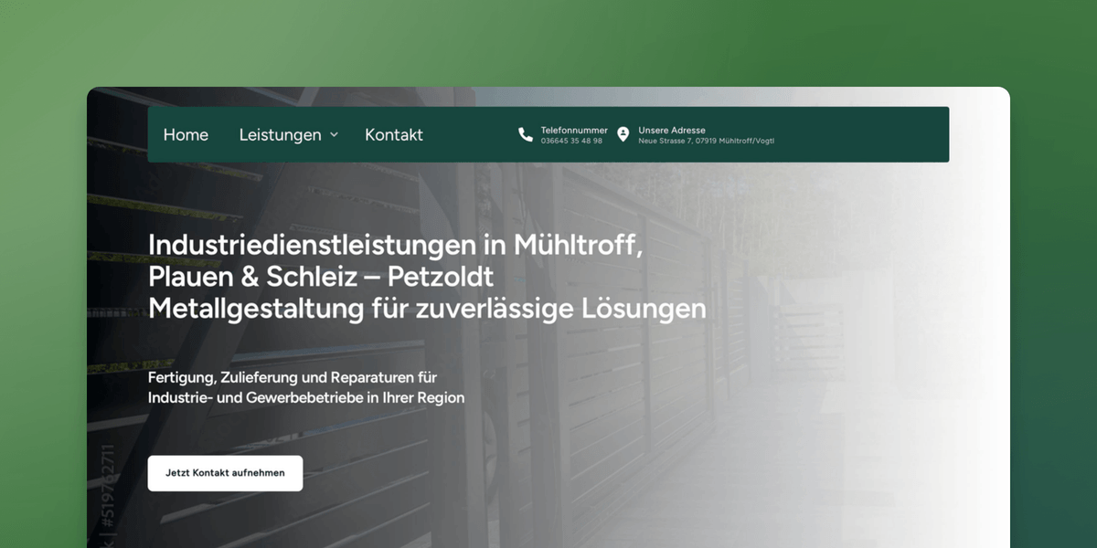 Bauschlosserei Petzoldt: Metallbau in Ihrer Nähe