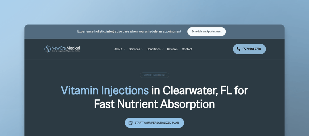 Vitamin Injections in Clearwater FL for Energy & Immunity