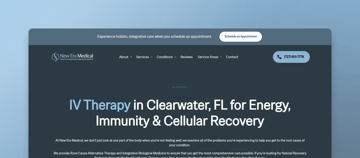 IV Therapy in Clearwater FL for Energy, Immunity & Recovery