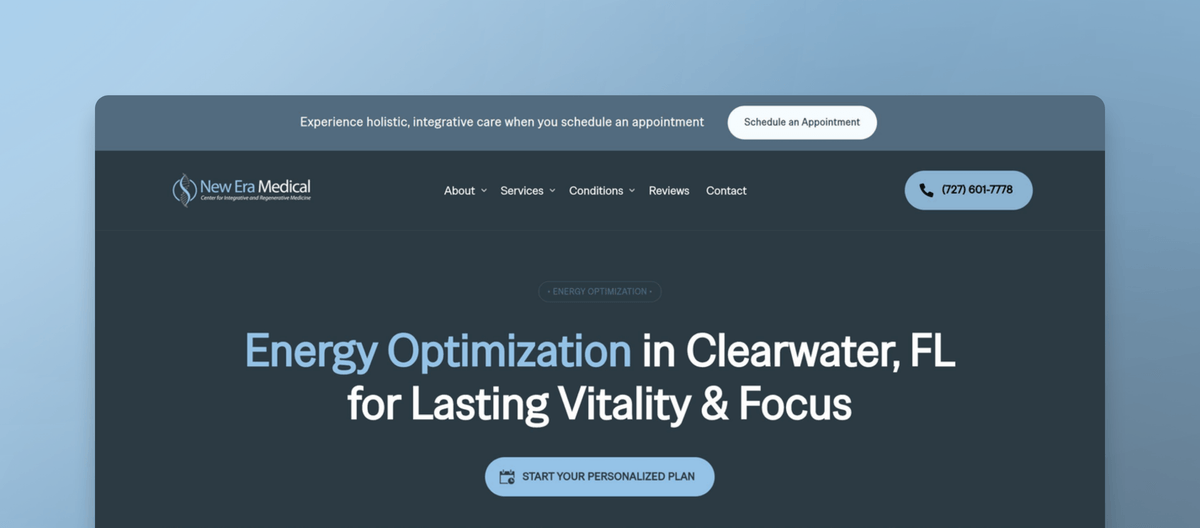 Energy Optimization in Clearwater FL for Fatigue Relief