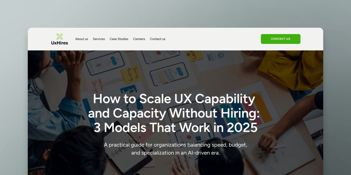 The New UX Hiring Playbook | UX Hires
