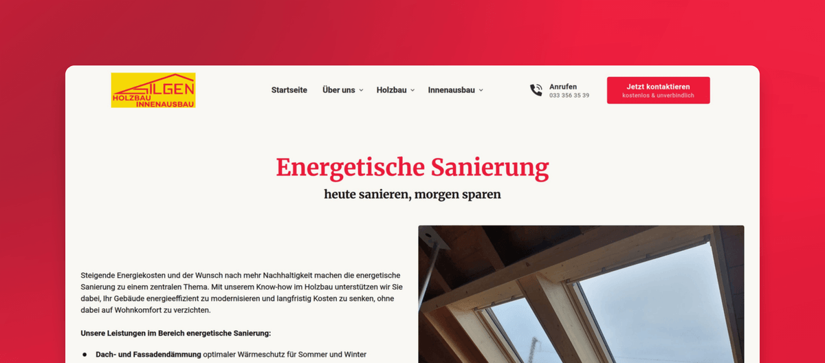 Energetische Sanierung