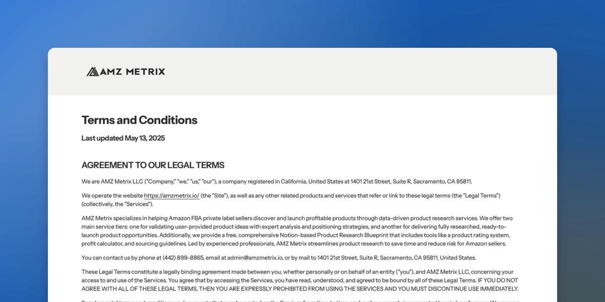 Terms & Conditions