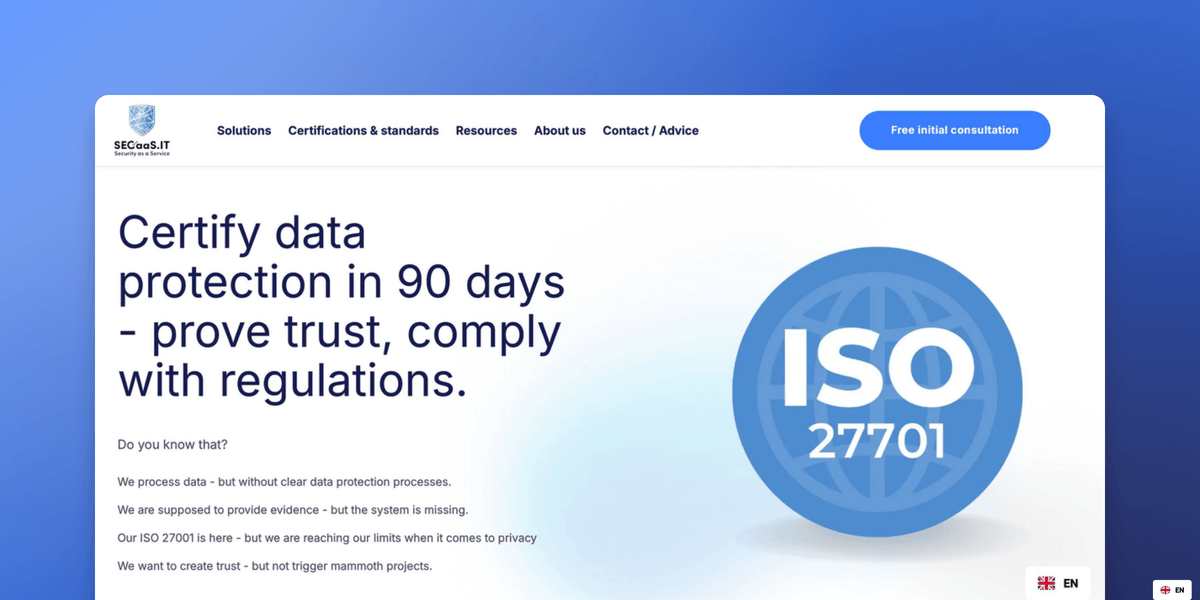Internationale Standards - ISO 27701