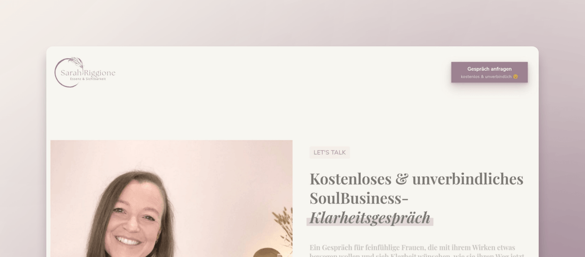 Kostenloses Erstgespräch: Dein Weg zur Sichtbarkeit